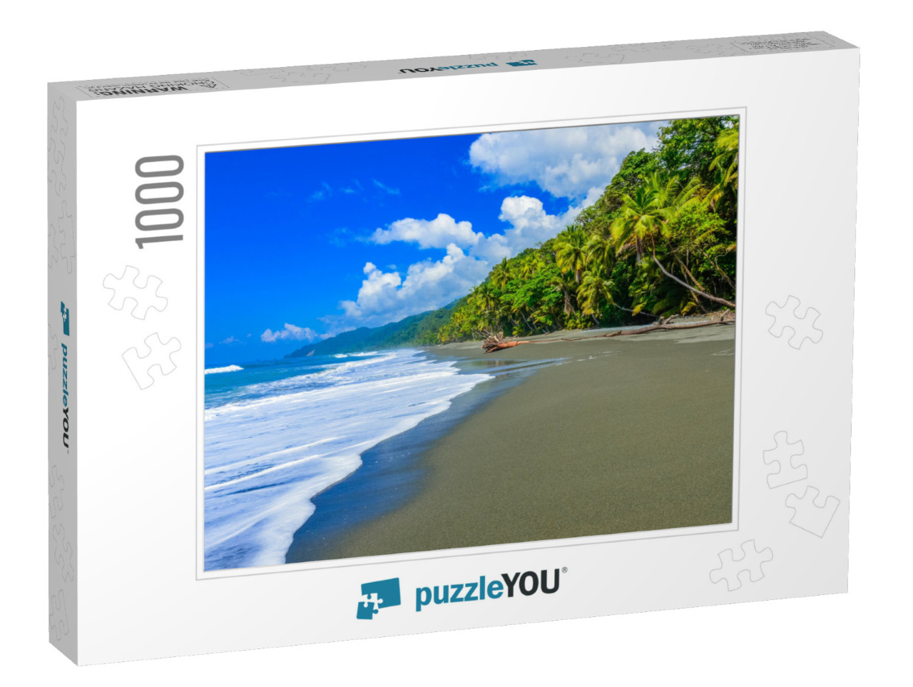 Wild Beach At Corcovado Rainforest in Costa Rica... Jigsaw Puzzle with 1000 pieces