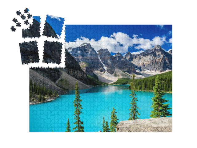 Moraine Lake in Banff National Park, Alberta, Canada... | SMART SORTED® | Jigsaw Puzzle with 1000 pieces