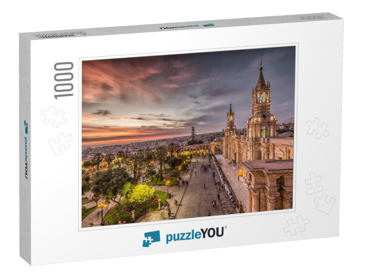 Arequipa Sunset Peru... Jigsaw Puzzle with 1000 pieces