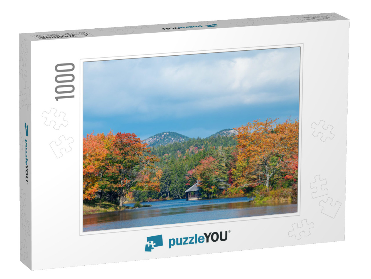 Autumn in Maine, Acadia National Park... Jigsaw Puzzle with 1000 pieces