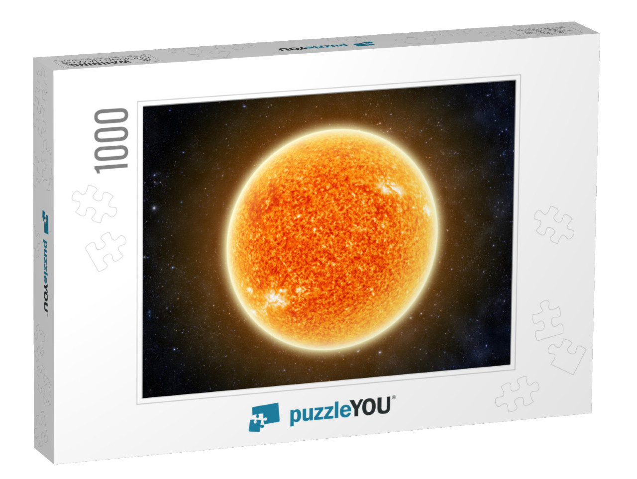 The Sun in Space - Elements of This Image Furnished by Na... Jigsaw Puzzle with 1000 pieces