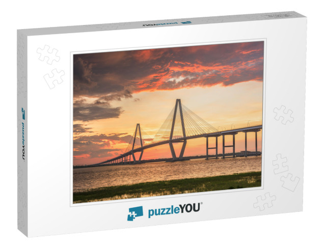 Charleston, South Carolina, USA At Arthur Ravenel Jr. Brid... Jigsaw Puzzle