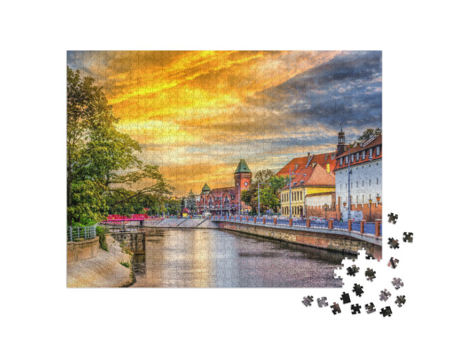 City of Wroclaw in a Sunny Summer, Poland... Jigsaw Puzzle with 1000 pieces