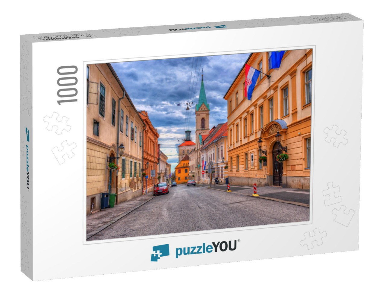 Upper Town in Zagreb Called Gornij Grad - Historical Part... Jigsaw Puzzle with 1000 pieces