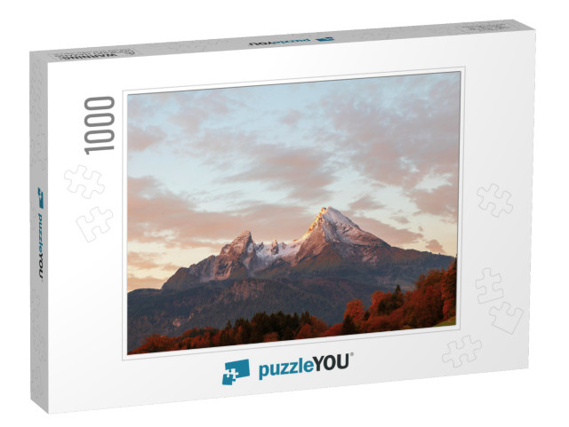 Typical Mountain Scenery in the Background of the Famous... Jigsaw Puzzle with 1000 pieces