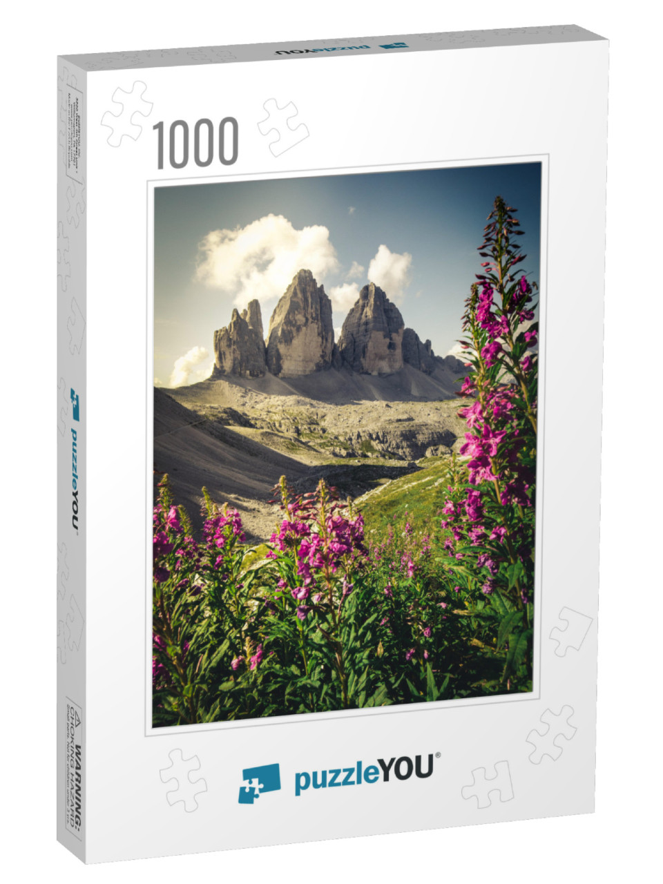 Dolomites Alps, Three Merlons, Drei Zinnen, South Tyrol... Jigsaw Puzzle with 1000 pieces