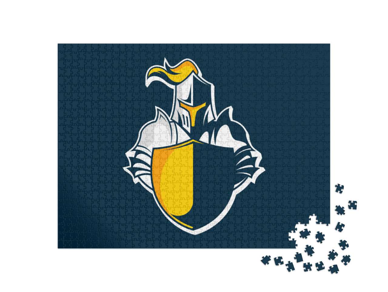 Knight Logo Vector. Great Logo Vector... Jigsaw Puzzle with 1000 pieces