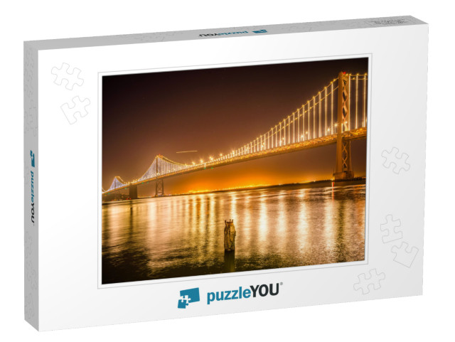 Oakland Bay Bridge Views Near San Francisco California in... Jigsaw Puzzle