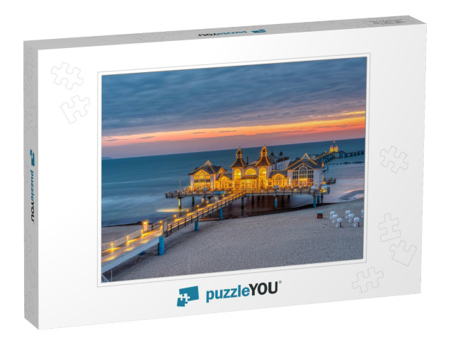 The Beautiful Sea Pier of Sellin on Ruegen Island in Germ... Jigsaw Puzzle