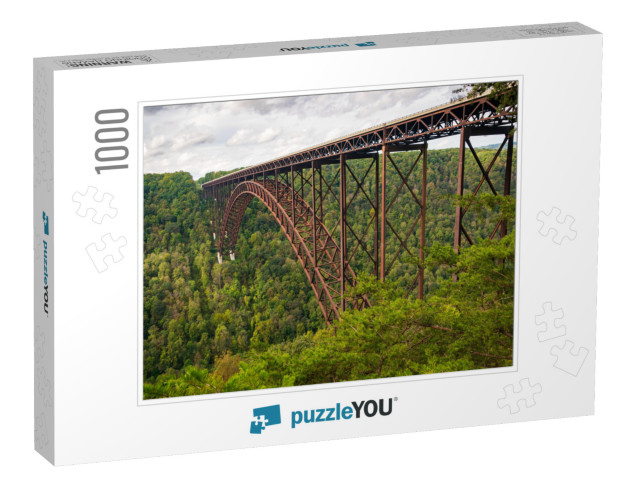 The Bridge At New River Gorge National Park & Preserve... Jigsaw Puzzle with 1000 pieces