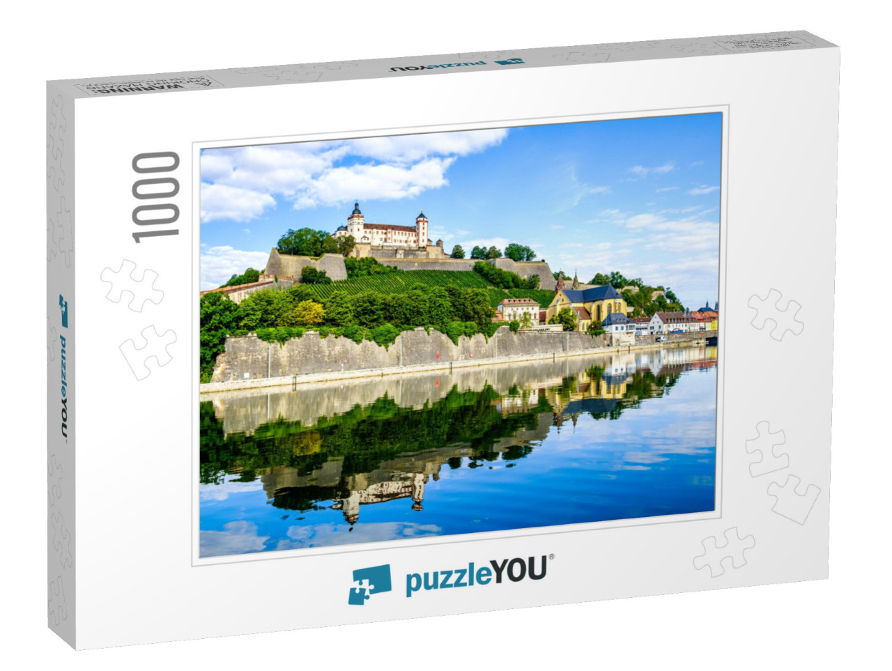 Famous Old Town of Wurzburg in Germany... Jigsaw Puzzle with 1000 pieces