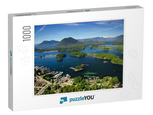 Aerial Image of Tofino, Bc, Canada... Jigsaw Puzzle with 1000 pieces