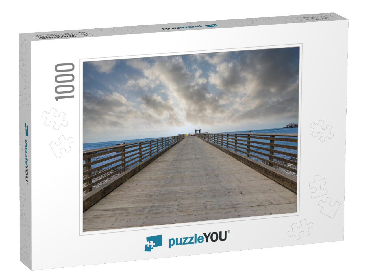 Scorpion Anchorage Pier At Santa Cruz Island in Channel I... Jigsaw Puzzle with 1000 pieces