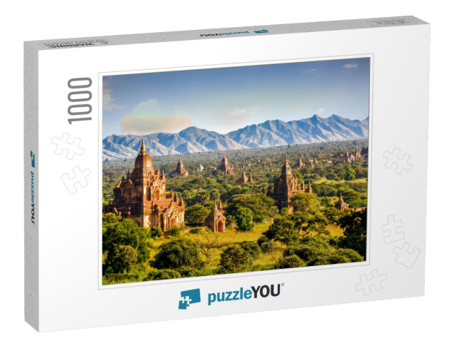 Pagodas & Temples of Bagan, in Myanmar, Formerly Burma, a... Jigsaw Puzzle with 1000 pieces