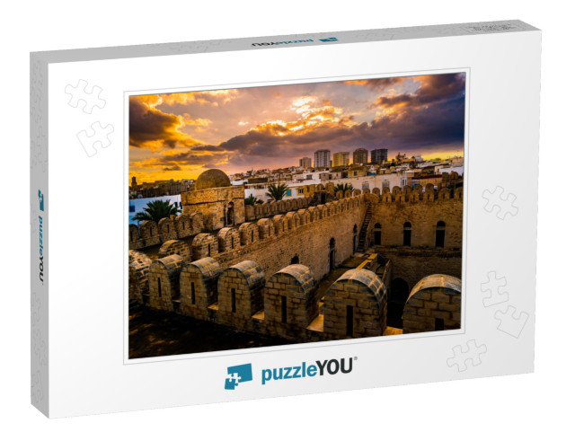 View from the Walls of the Fortress of Ribat of Sousse in... Jigsaw Puzzle