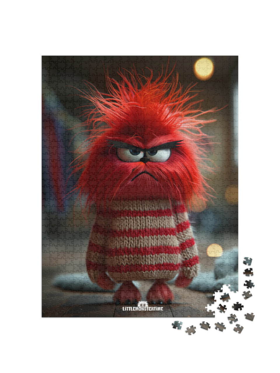 LITTLEMONSTERTIME: Rufus Jigsaw Puzzle with 1000 pieces