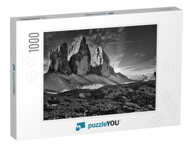 Drei Zinnen or Tre Cime Di Lavaredo, Sextener Dolomiten o... Jigsaw Puzzle with 1000 pieces