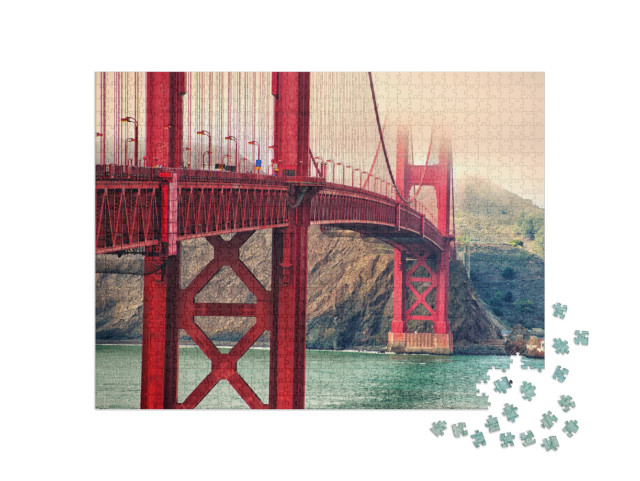 Golden Gate... Jigsaw Puzzle with 1000 pieces