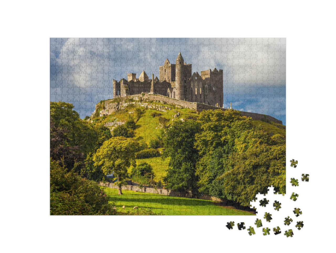 Rock of Cashel... Jigsaw Puzzle with 1000 pieces