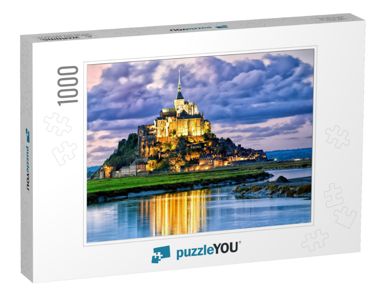 Mont Saint Michel, France... Jigsaw Puzzle with 1000 pieces