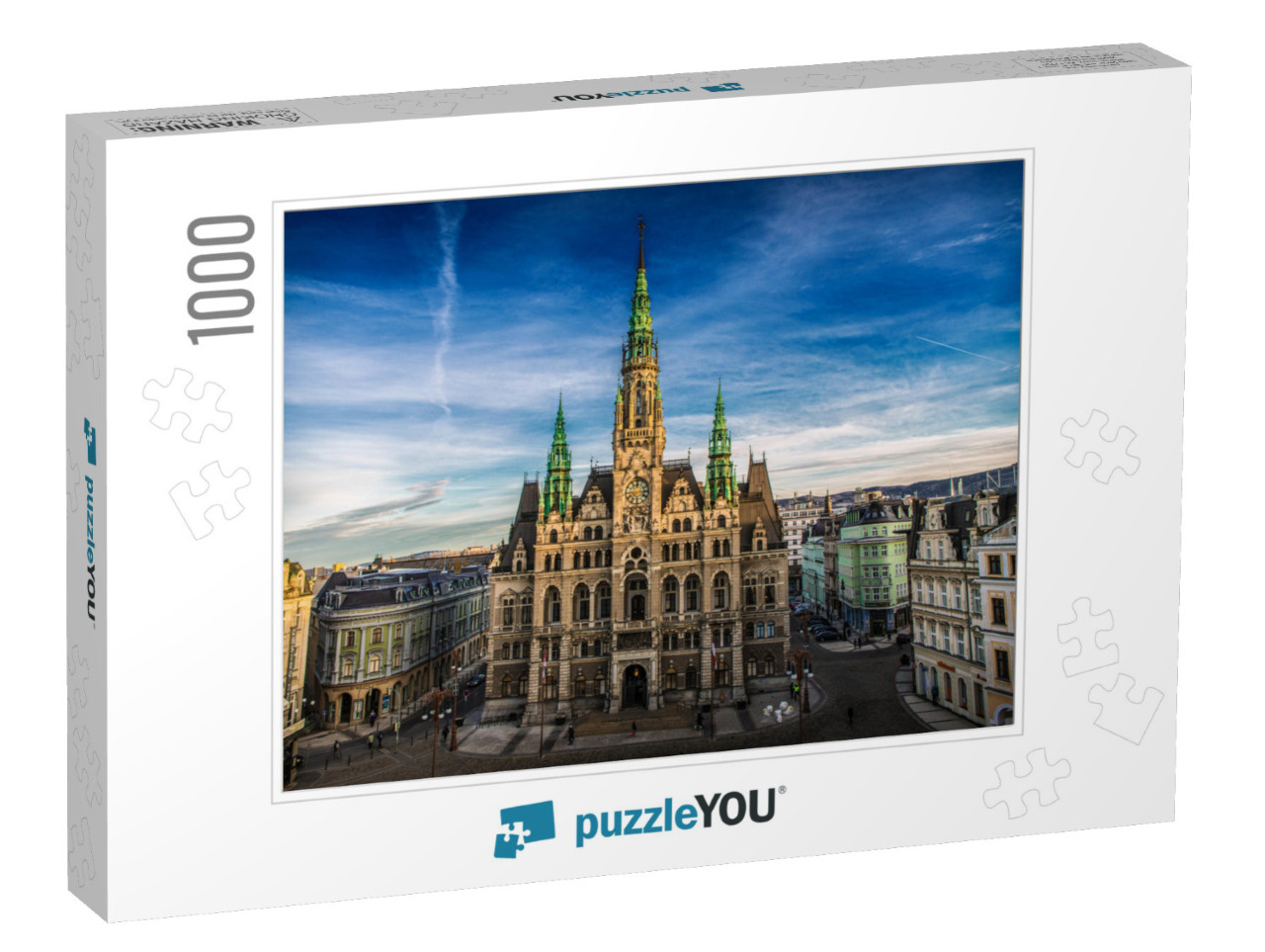 Liberec Town Hall in the Czech Republic... Jigsaw Puzzle with 1000 pieces