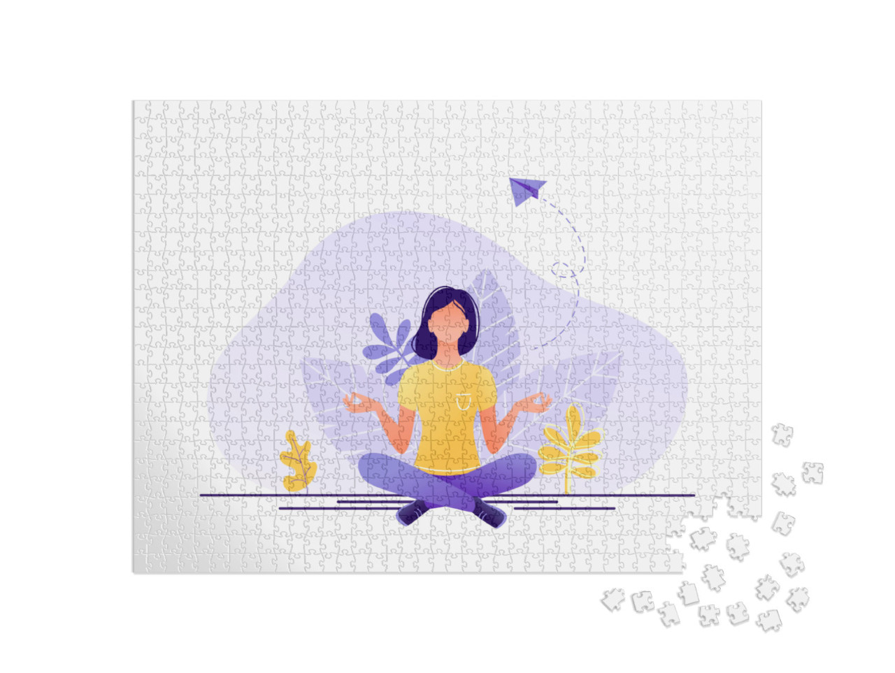 Meditation, Health Benefits for Body, Controlling... Jigsaw Puzzle with 1000 pieces