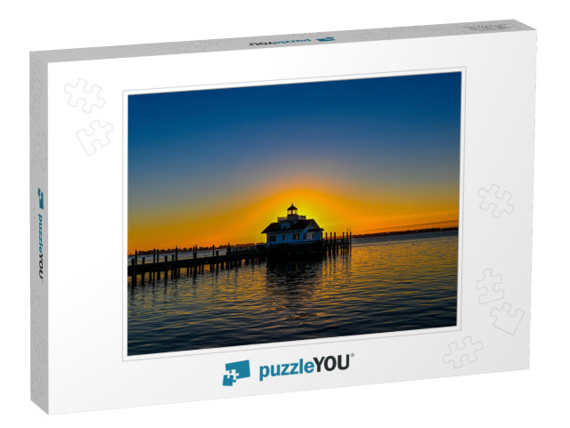 Fishing Pier At Sunrise in Outer Banks, Nc... Jigsaw Puzzle