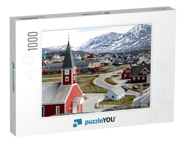 The Cathedral in Nuuk - Capital of Greenland... Jigsaw Puzzle with 1000 pieces