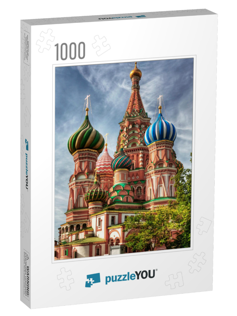 St. Basil Cathedral of the Protection of the Virgin on th... Jigsaw Puzzle with 1000 pieces