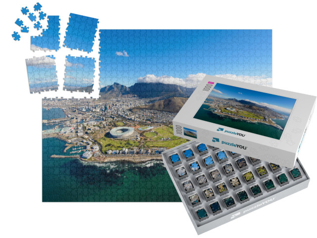 Aerial View of Cape Town, South Africa on a Sunny Afterno... | SMART SORTED® | Jigsaw Puzzle with 1000 pieces