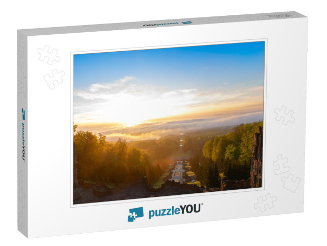 Sunrise Over Kassel Germany from the UNESCO World Heritag... Jigsaw Puzzle