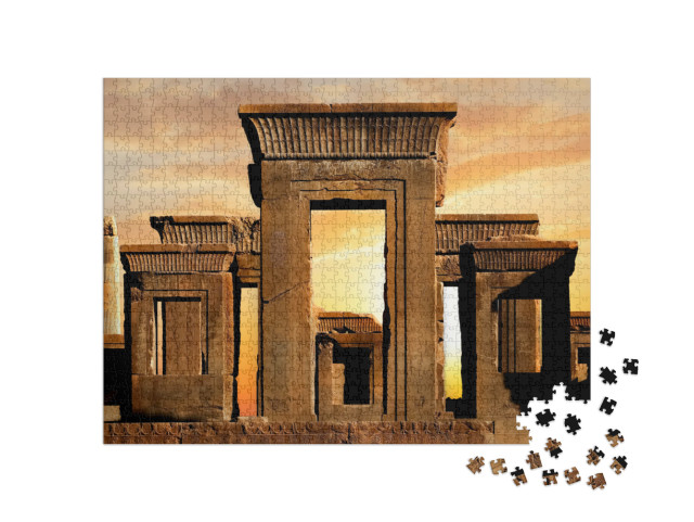 Persepolis - Capital of the Ancient Achaemenid Kingdom. A... Jigsaw Puzzle with 1000 pieces