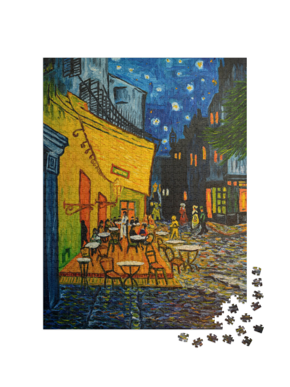 Painting Oil on Canvas. Free Copy Based on the Famous Pai... Jigsaw Puzzle with 1000 pieces