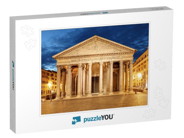 Rome - Pantheon, Italy... Jigsaw Puzzle