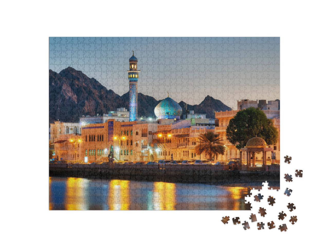 Muttrah Corniche, Muscat, Oman... Jigsaw Puzzle with 1000 pieces