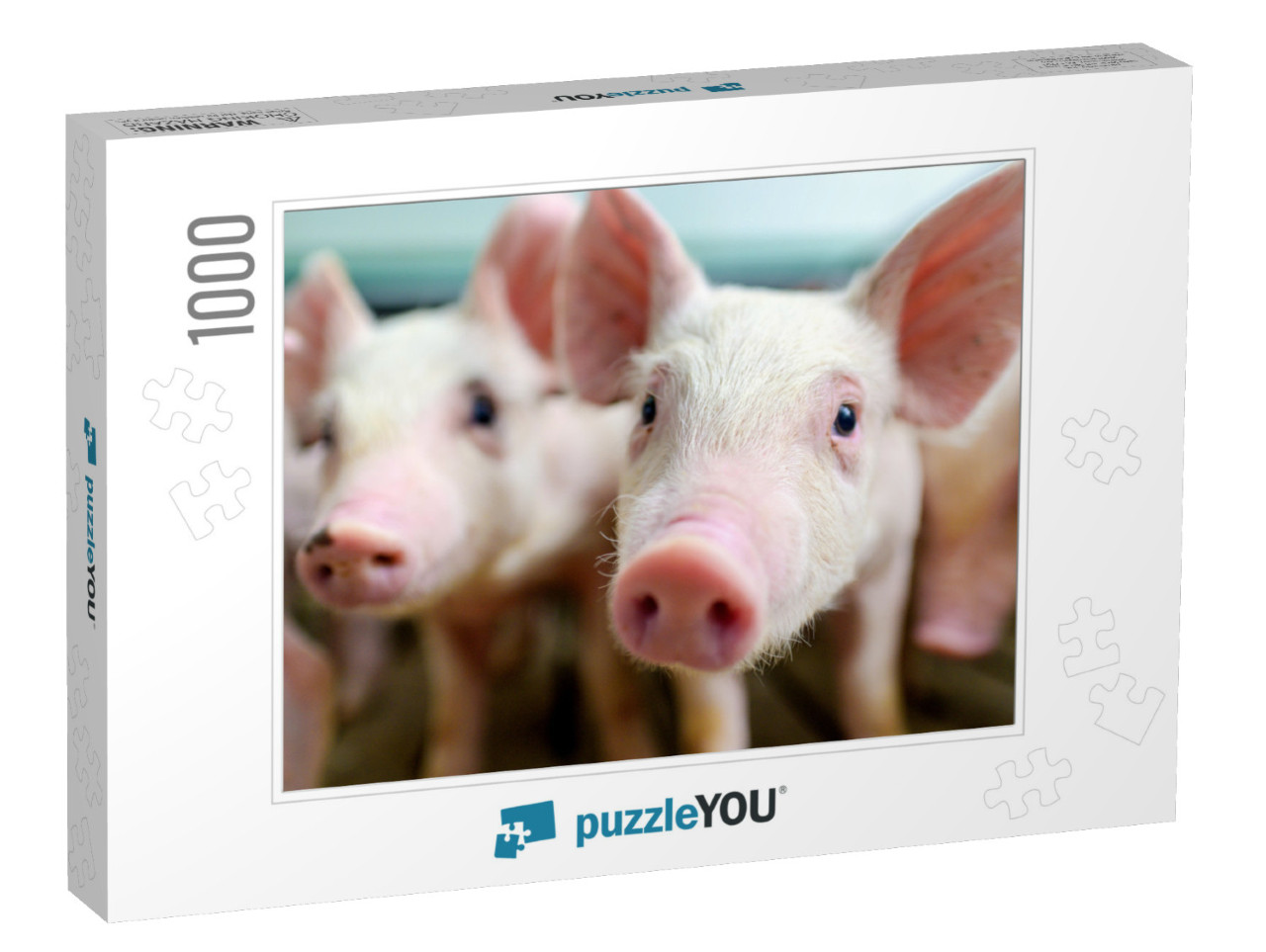 Pig Farm Industry Farming Hog Barn Pork... Jigsaw Puzzle with 1000 pieces