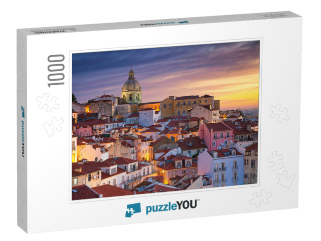 Lisbon, Portugal. Cityscape Image of Lisbon, Portugal Dur... Jigsaw Puzzle with 1000 pieces