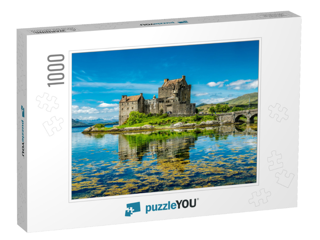 Eilean Donan Castle During a Warm Summer Day - Dornie, Sc... Jigsaw Puzzle with 1000 pieces