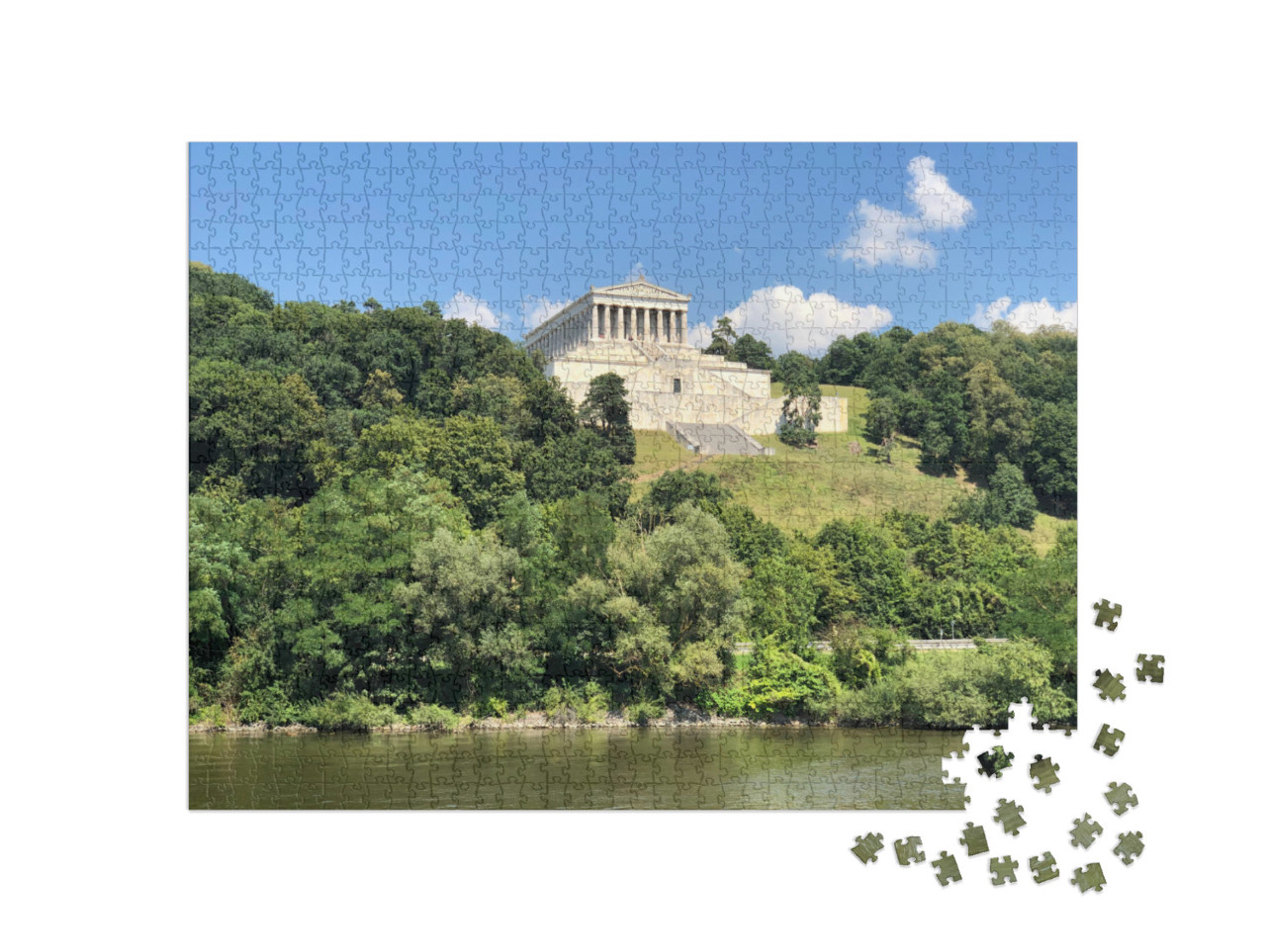 The Walhalla is a Hall of Fame that Honors Laudable & Dis... Jigsaw Puzzle with 1000 pieces