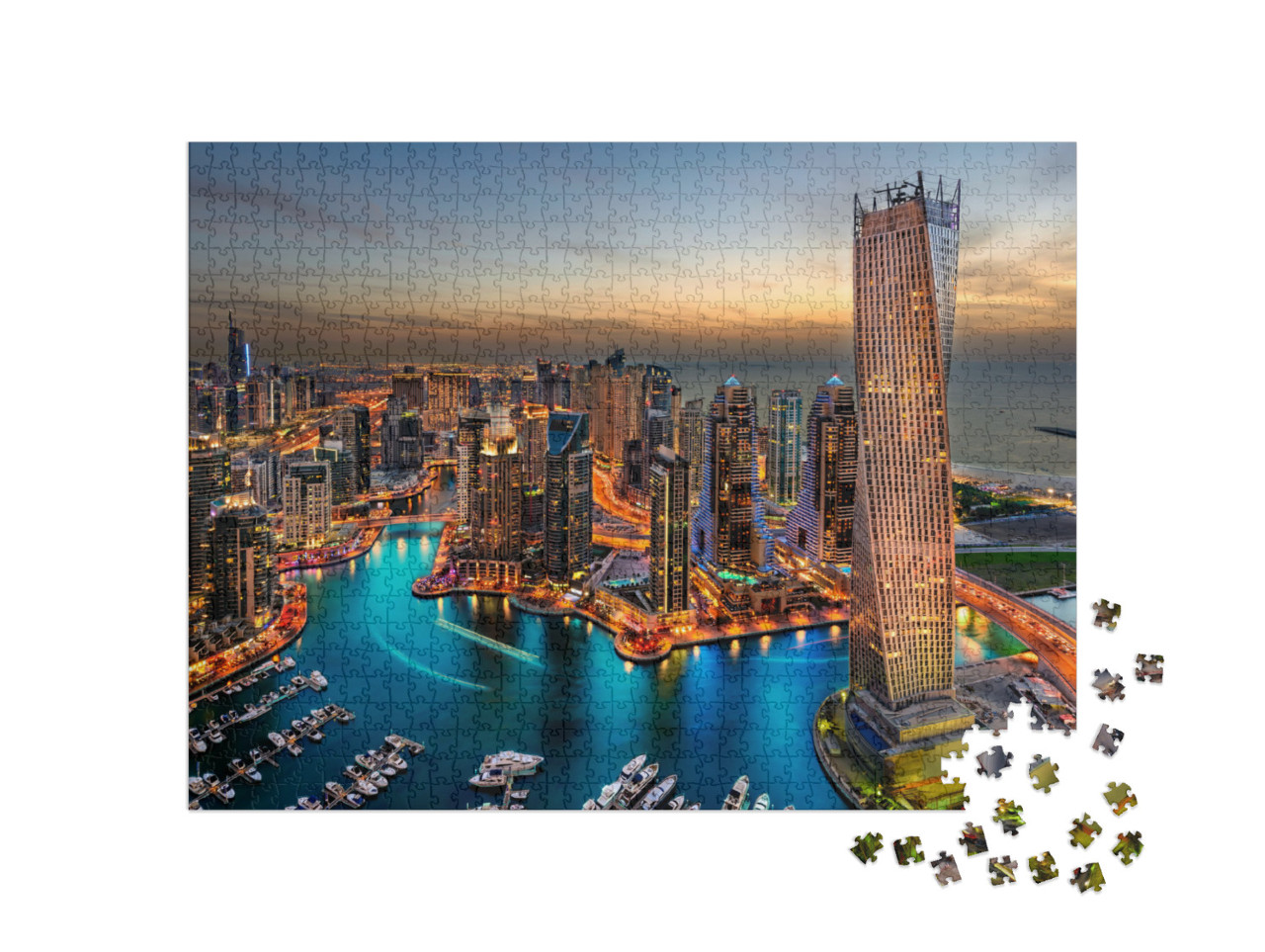 The Beauty of Marina Just from the Top... Jigsaw Puzzle with 1000 pieces