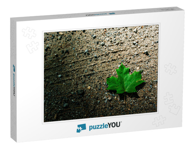 Green Leaf Jigsaw Puzzle