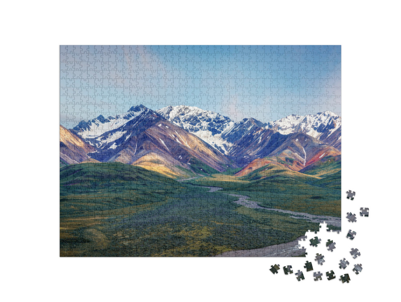 Alaska Denali National Park... Jigsaw Puzzle with 1000 pieces