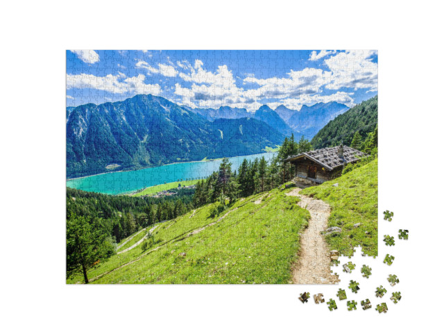 Achenes Lake in Austria - Pertisau... Jigsaw Puzzle with 1000 pieces