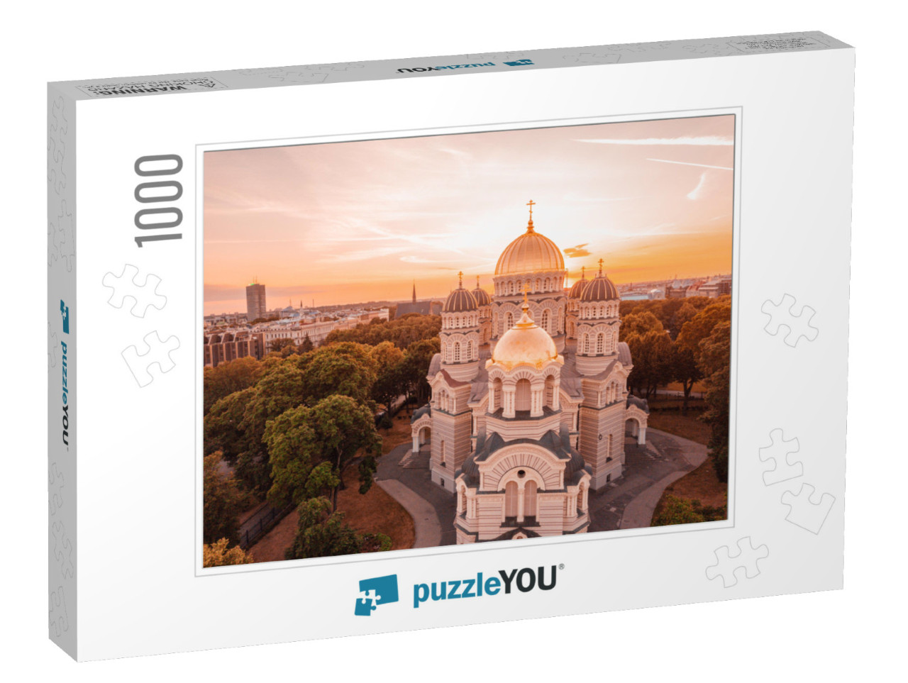 Cathedral of the Nativity of Christ in Riga, Latvia... Jigsaw Puzzle with 1000 pieces