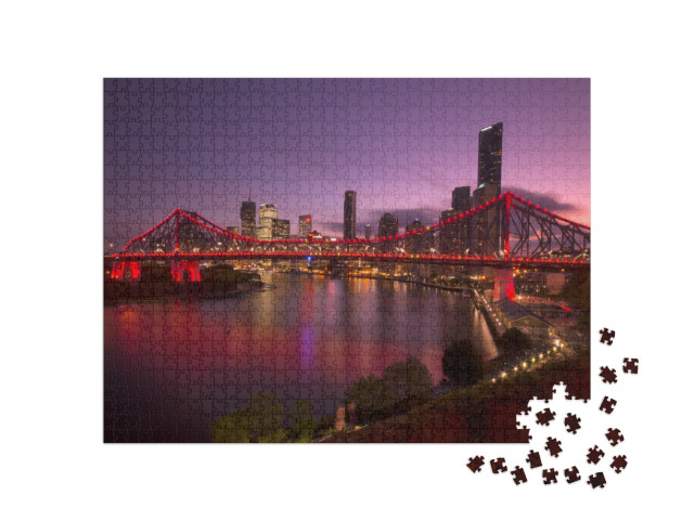 The Story Bridge, Brisbane, Qld... Jigsaw Puzzle with 1000 pieces