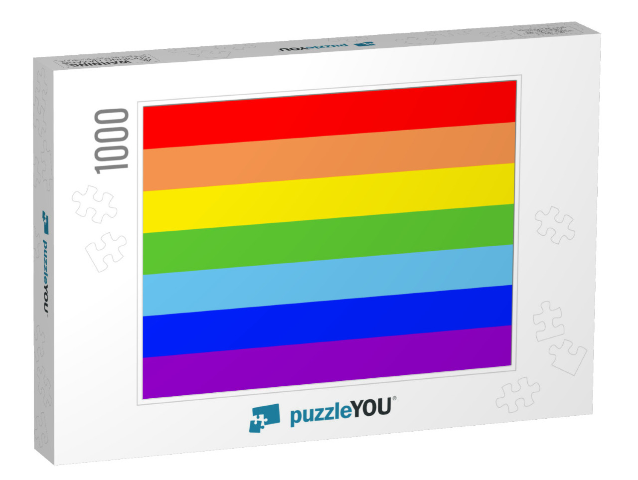 Banner with Colors of the Rainbow Symbol of Peace & Broth... Jigsaw Puzzle with 1000 pieces