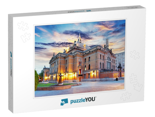 Oslo - National Theater, Norway... Jigsaw Puzzle