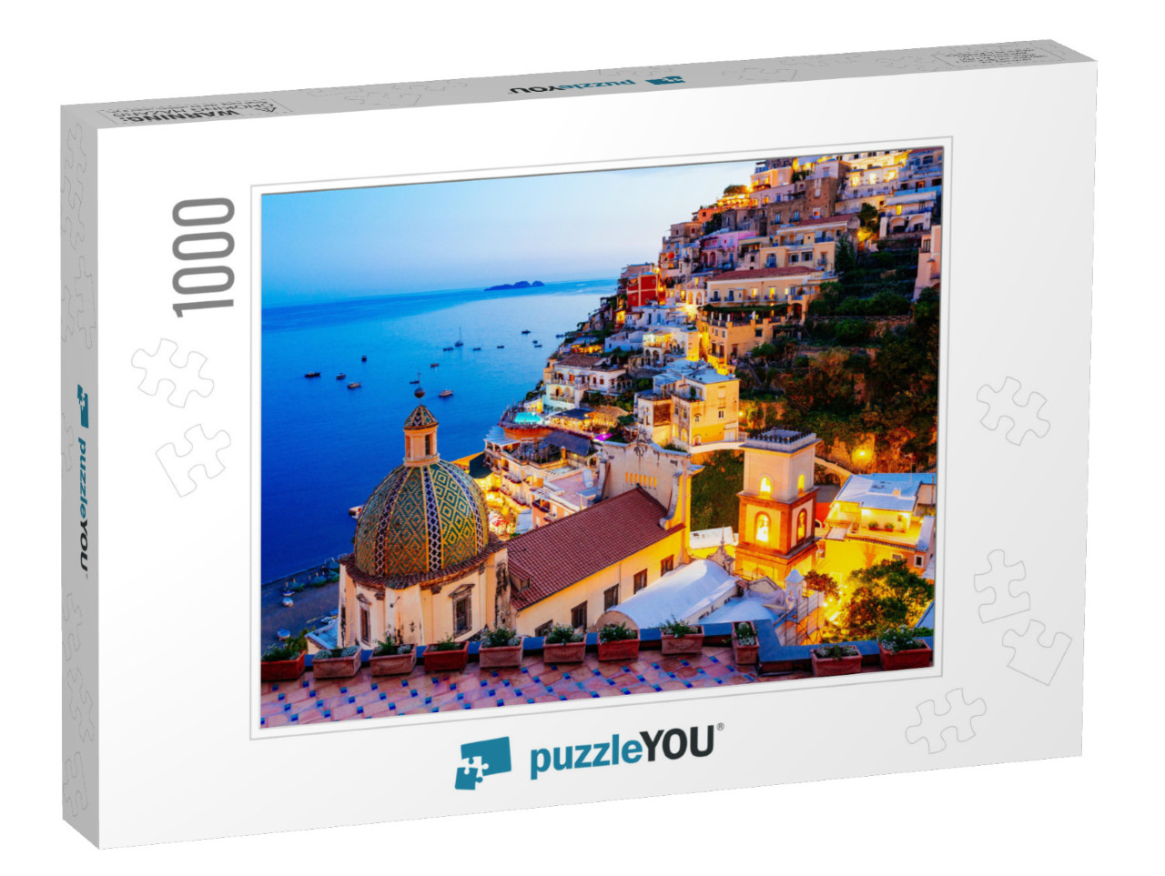 Positano, Amalfi Coast, Campania, Sorrento, Italy. View o... Jigsaw Puzzle with 1000 pieces