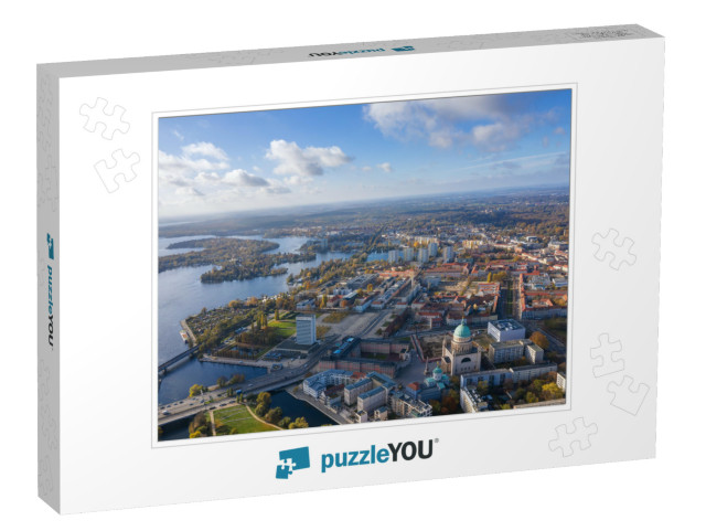 Aerial Landscape View Over Potsdam, Germany... Jigsaw Puzzle