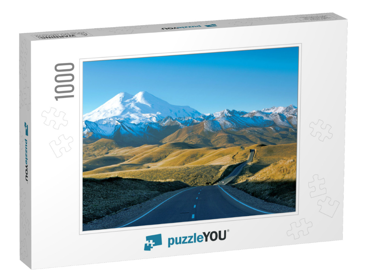 Elbrus Region. Russia, Elbrus, the Highest Peak in Europe... Jigsaw Puzzle with 1000 pieces